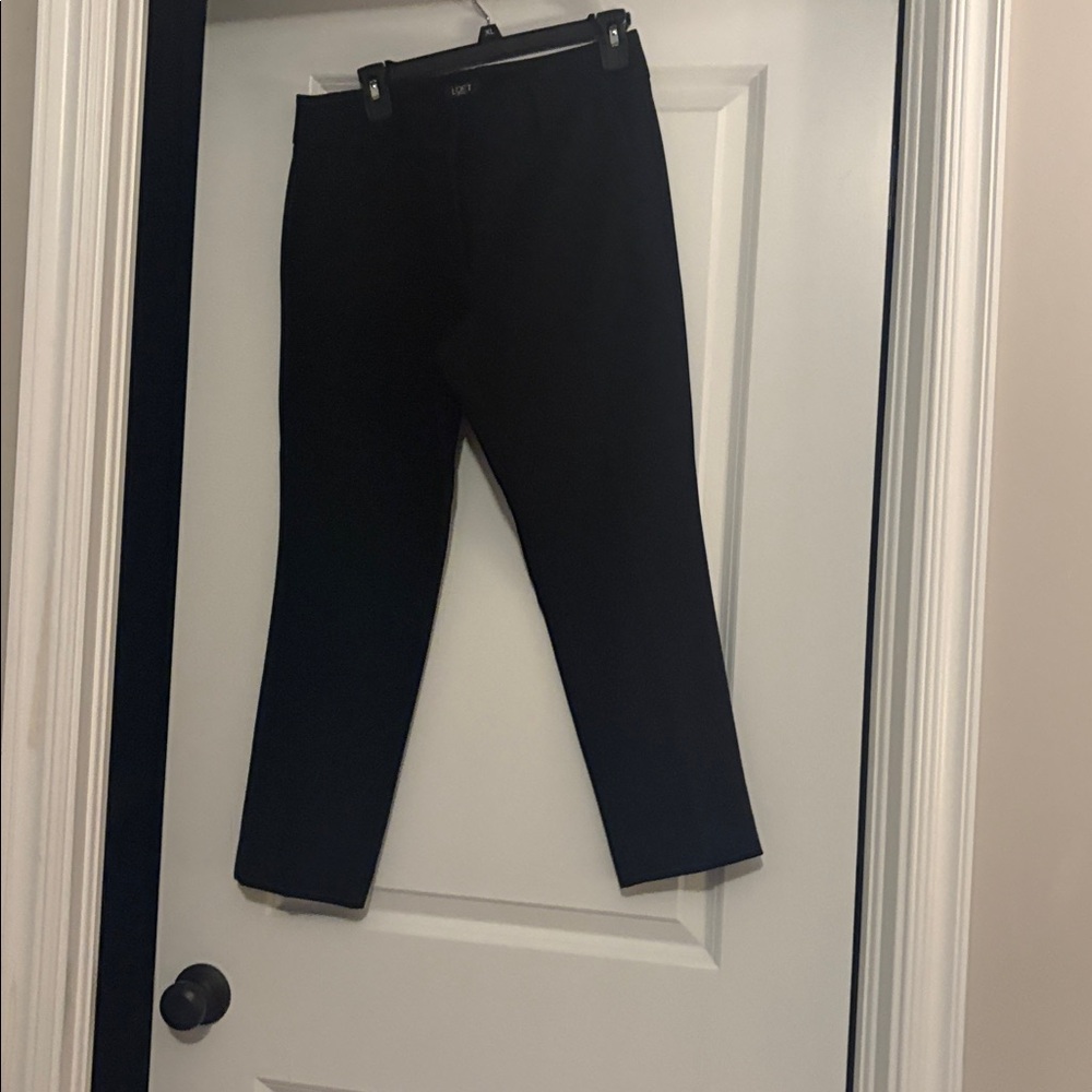 LOFT Marisa Black Ankle Pants